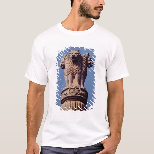 T-shirt Detalhe de uma coluna de Ashoka (Frente)