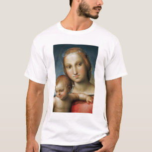 T-shirt Detalhe de <Virgin and Child> Atribuído a Rapha