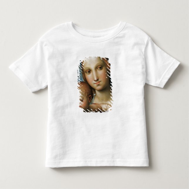 T-shirt Detalhe de<Virgin and Child>Atribuído a Rapha (Frente)