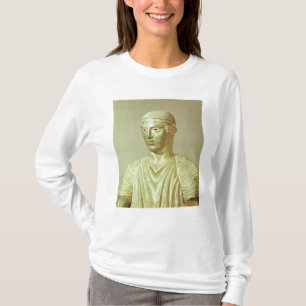 T-shirt Detalhe do Charioteer de Delphi, c.470 BC