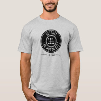T-shirt Detroit, o Tshirt da cidade do motor