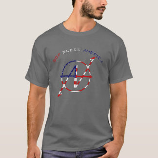 T-shirt Deus abençoe América T