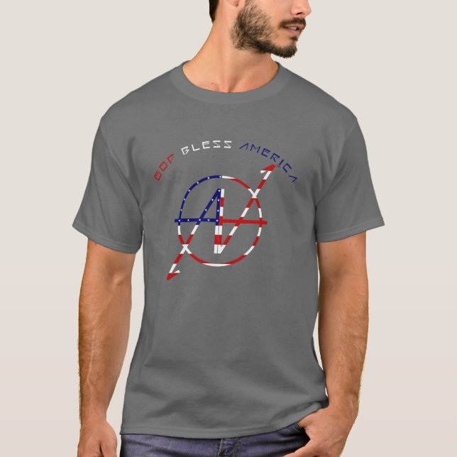 T-shirt Deus abençoe América T (Frente)