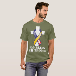 T-shirt Deus abençoe nossas tropas