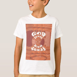 T-shirt Deus abençoe Seu Design de texto Inspiracional.