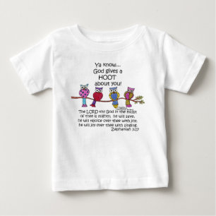 T-shirt Deus dá uma coruja