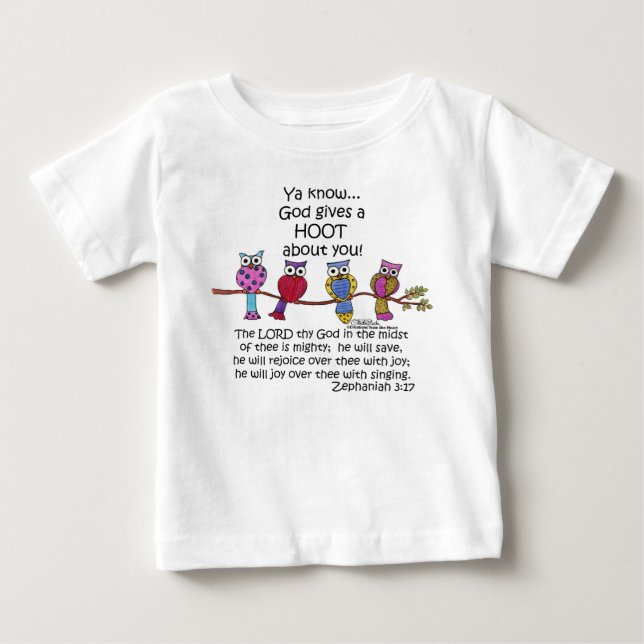 T-shirt Deus dá uma coruja (Frente)