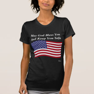 T-shirt Deus te abençoe e te mantenha seguro