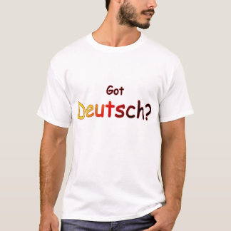 T-shirt Deutsch obtido?