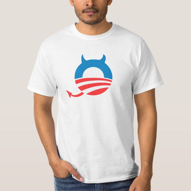 T-SHIRT DEVIL OBAMA (Frente)