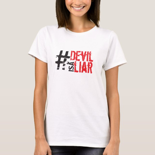 T-shirt #Devilisaliar (Frente)