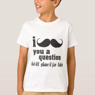 T-shirt devo lhe dar uma pergunta