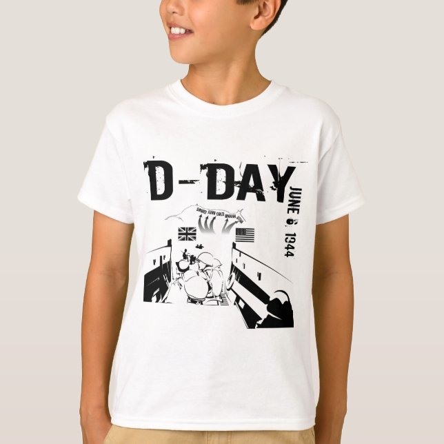 T-shirt DIA-D 6 de junho de 1944 (Frente)