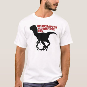 T-shirt Dia da Consciência do Velociraptor