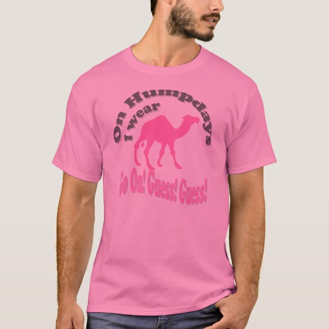 T-shirt Dia da Hump e camelo (Frente)