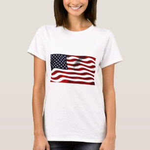 T-shirt Dia da Independência Patriótica da Bandeira Americ