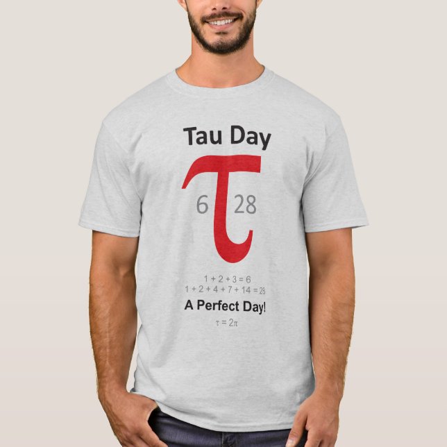 T-shirt Dia da tau - um dia perfeito! (Frente)