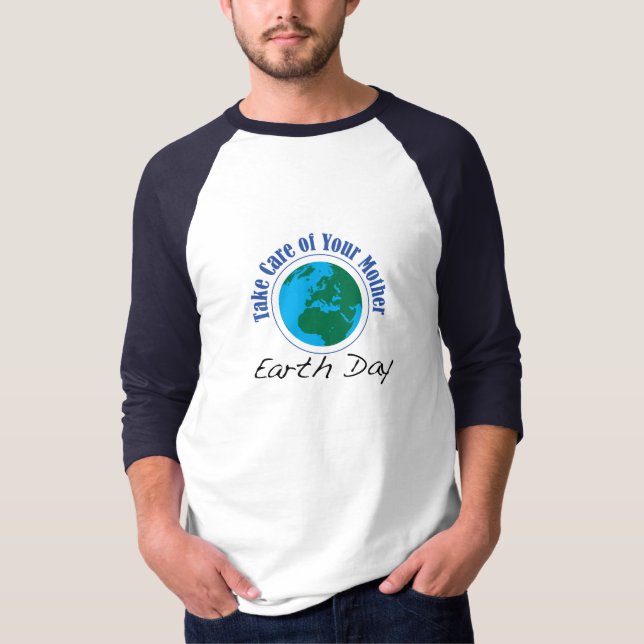 T-shirt Dia da Terra - tome de sua mãe (Frente)