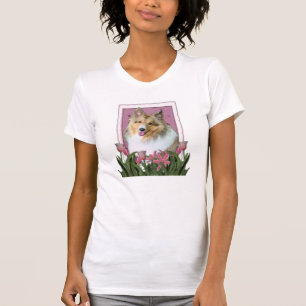 T-shirt Dia das mães - Sheltie - Mandy