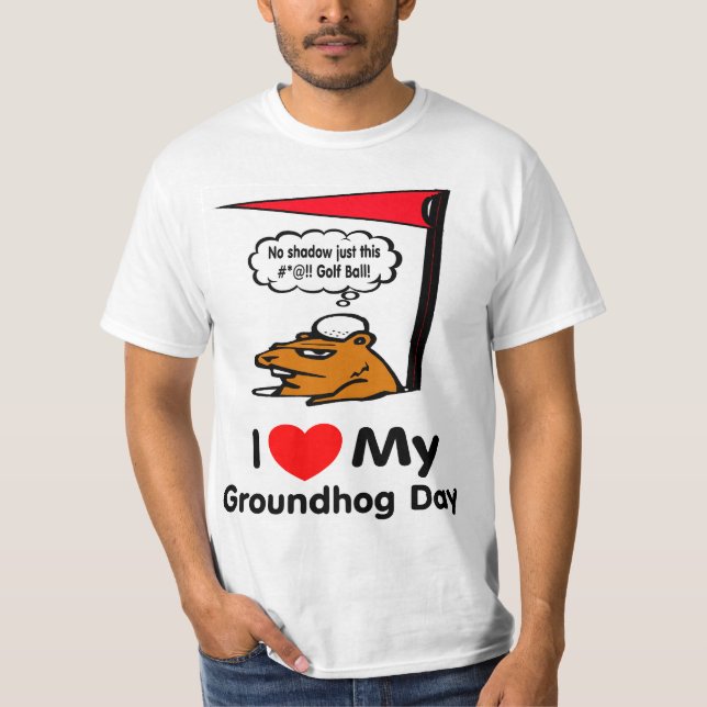 T-shirt Dia de Groundhog (Frente)