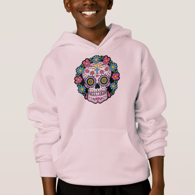 T-shirt Dia de los Muertos Sugar Skull (Frente)
