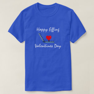 T-Shirt Dia de os namorados Feliz e Divertido