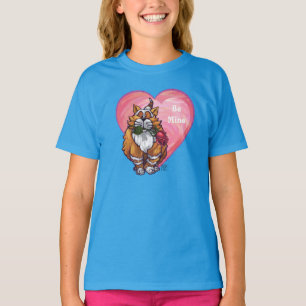T-shirt Dia de os namorados Ginger Cat