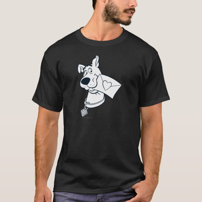 T-shirt Dia de os namorados Scooby (Frente)