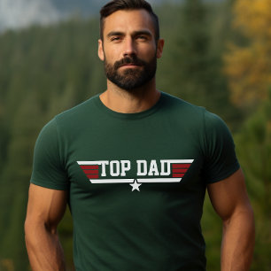 T-Shirt Dia de os pais Engraçado pela Aviação de P