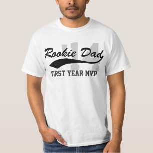 T-shirt Dia de os pais MVP de Primeiro Ano do Novo Pai de