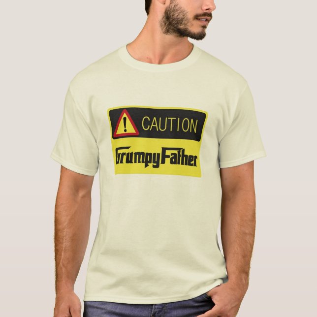 T-Shirt Dia de os pais rabugento | Camisetas Gráfi (Frente)