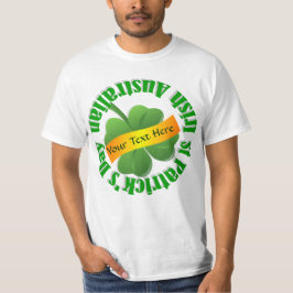 T-shirt Dia de São Patrício australiano irlandês