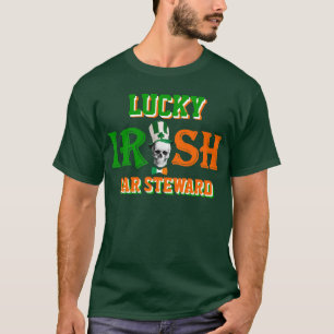 T-shirt Dia de São Patrício irlandês com sorte personaliza