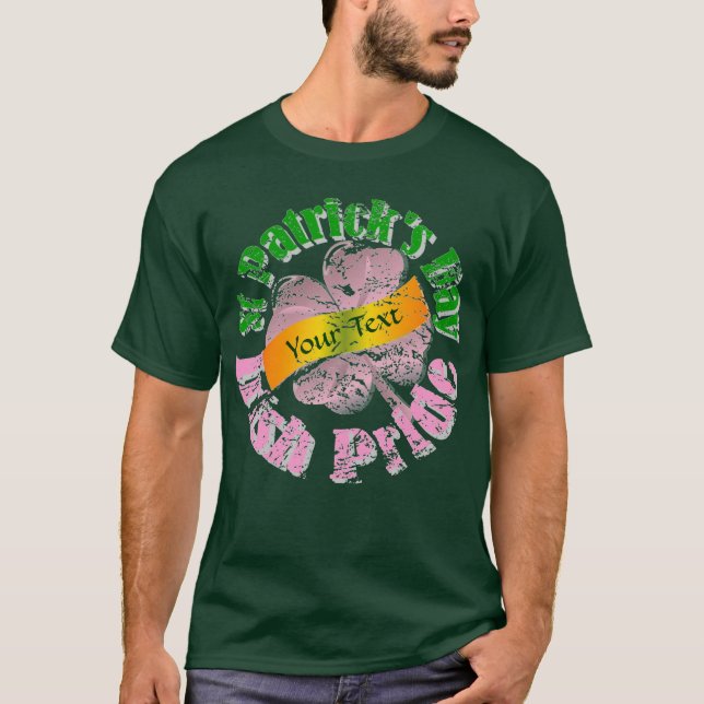 T-shirt Dia de São Patrício irlandês gay (Frente)