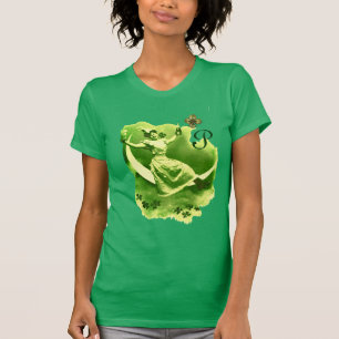 T-SHIRT DIA DE SÃO PATRÍCIO MOON LADDY COM MONOGRAMA DE 