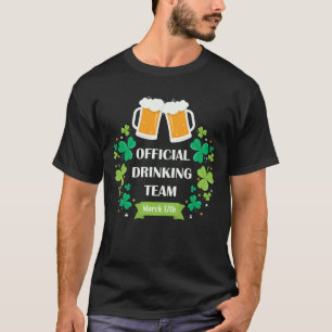 T-shirt Dia de São Patrício Oficial da Equipe do Bebendo T