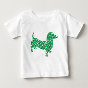 T-shirt Dia de São Patrício Shamrock Doxie