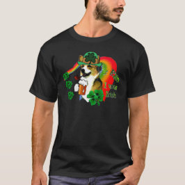 T-shirt Dia de São Patrício Welsh Corgi