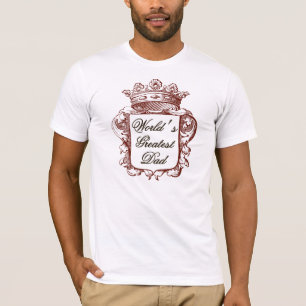 T-shirt Dia do pai: o grande pai do mundo