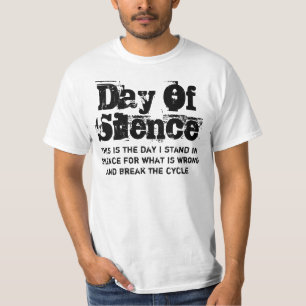 T-shirt Dia do silêncio