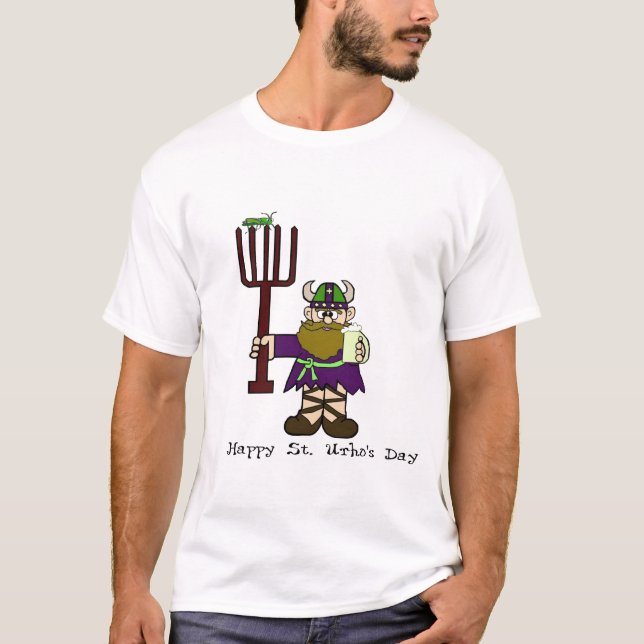 T-shirt Dia do St. Urho - Ver. 4 (Frente)