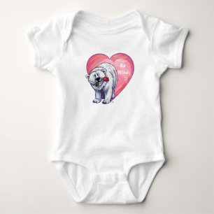 T-shirt Dia dos namorados do urso polar