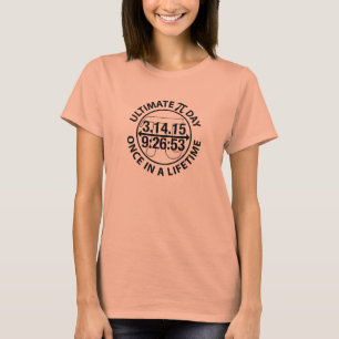 T-shirt Dia final 2015 do Pi