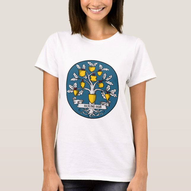 T-shirt Dia internacional da heráldica (Frente)