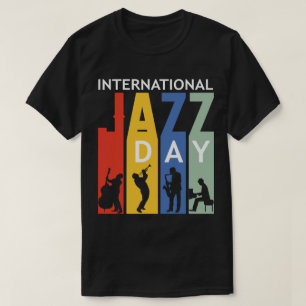 T-shirt Dia internacional do jazz