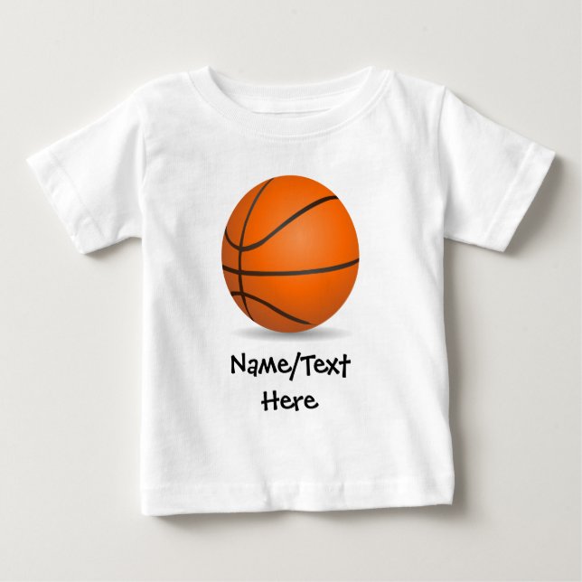 T-shirt Dia Sunny de Basquete Esportivo Personalizado (Frente)