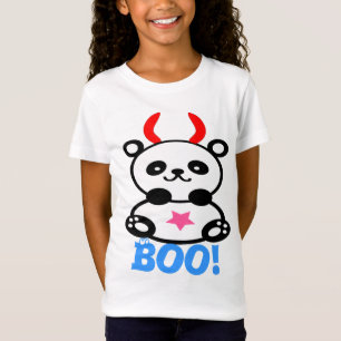 T-shirt ♫♥Diabólica Bebê Panda-Meninas Boneca (Ajuste)♥♪