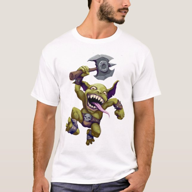 T-shirt Diabrete do Dungeon (luz) (Frente)