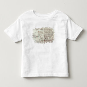 T-shirt Diagramas das medidas e do texto (velino)