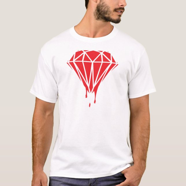 T-shirt Diamante de sangue (Frente)